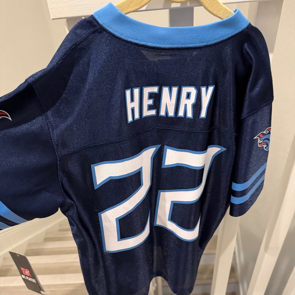 Tenn Titans D Henry Youth Large NFL New Jersey